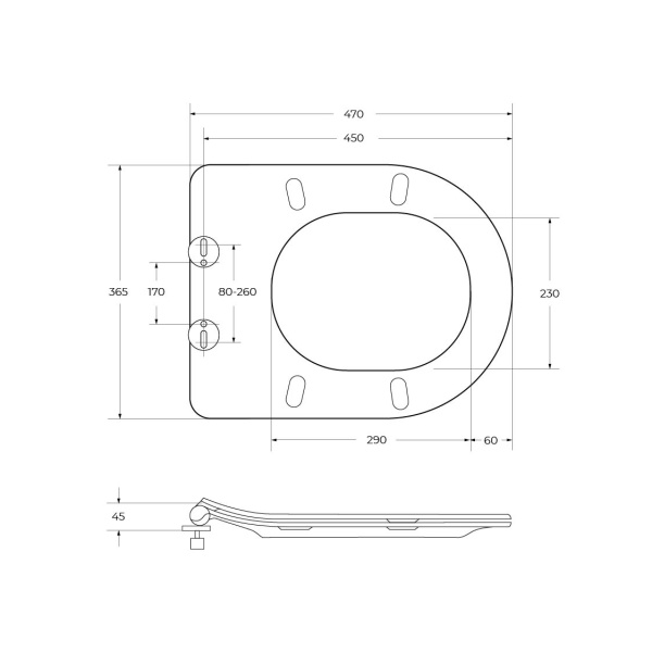 Крышка-сиденье Cezares  CZR-2011-SC цвет белый