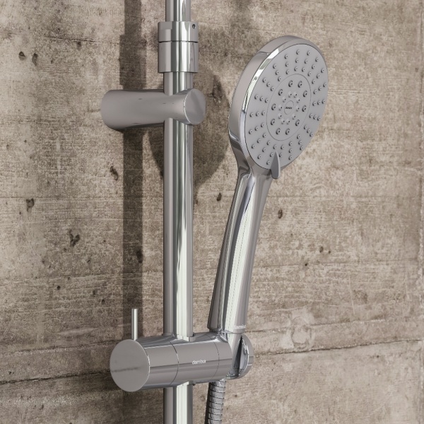 Душевая система со смесителем Damixa Jupiter 977730000 монтаж настенная без термостата хром