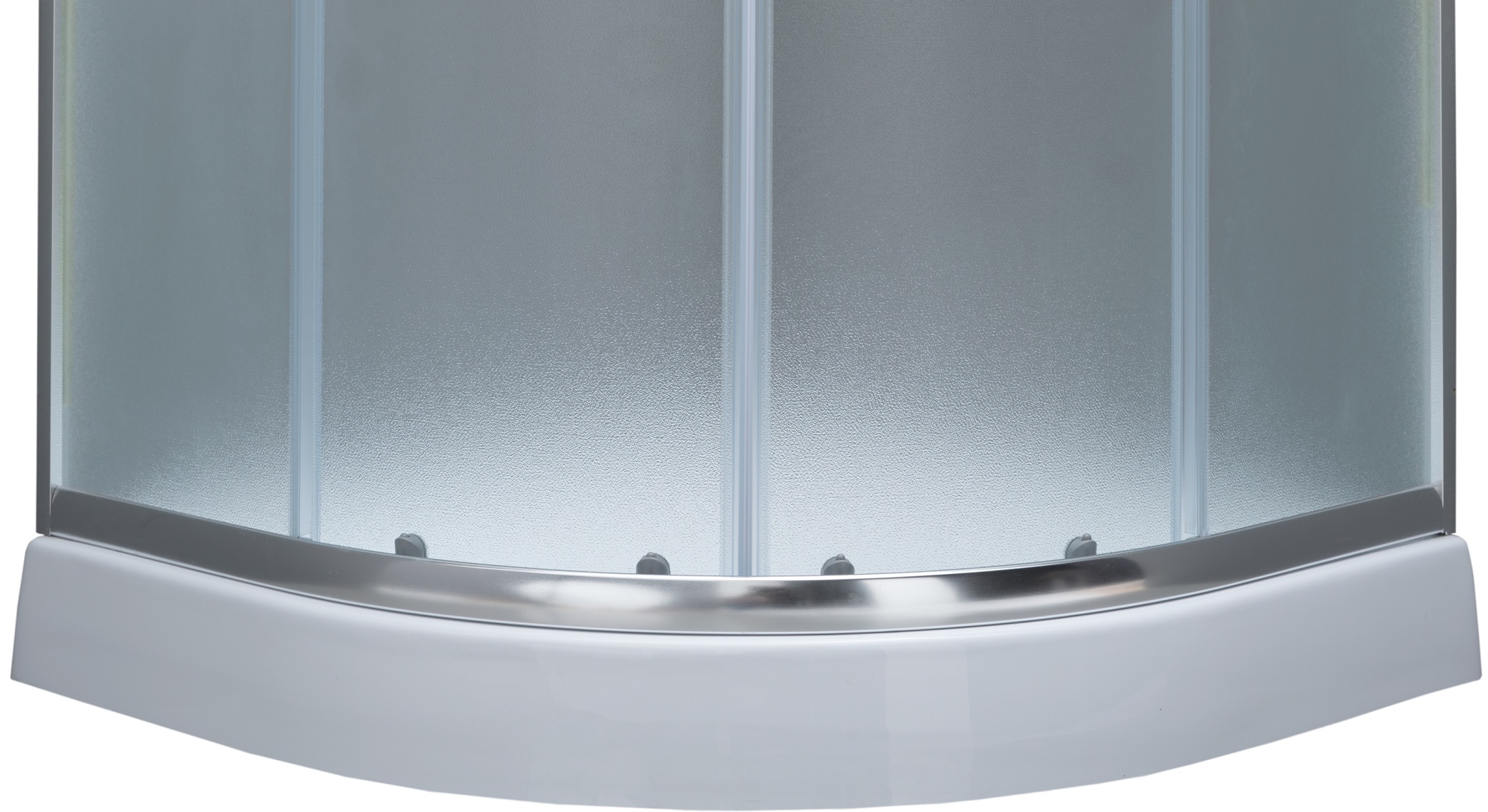 Душевой угол Aquanet  SE-900Q четверть круга  стекла матовые рифленые, профиль хром