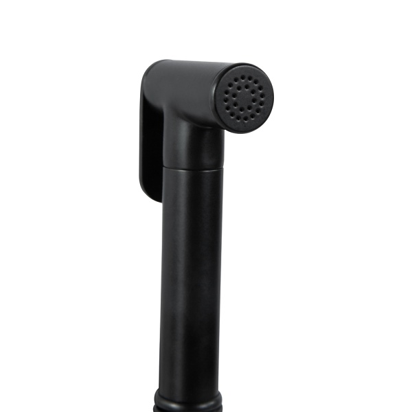 Гигиенический душ Cezares Leaf LEAF-DIF-NOP настенный черный матовый