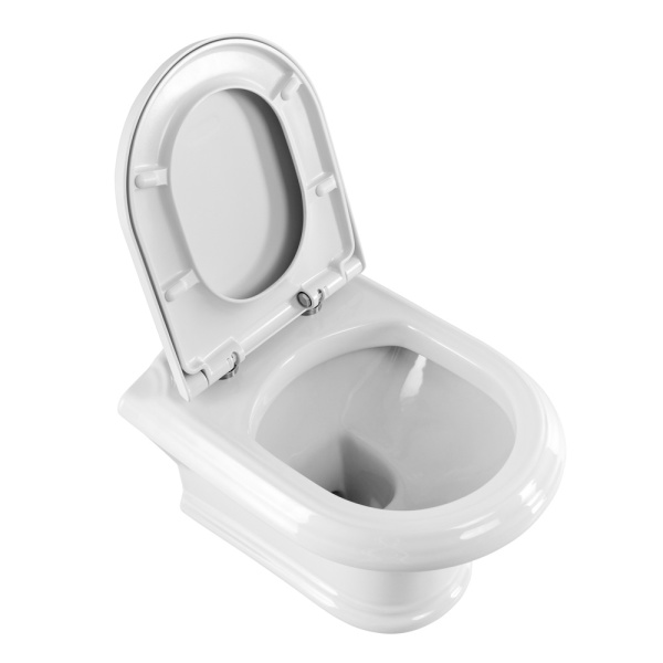 Унитаз подвесной Cezares King palace CZR-163-TH Rimless фаянс белый