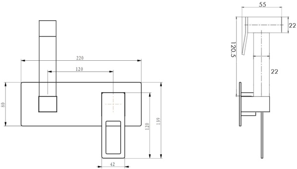 Гигиенический душ Boheme Q 147-CRCR  