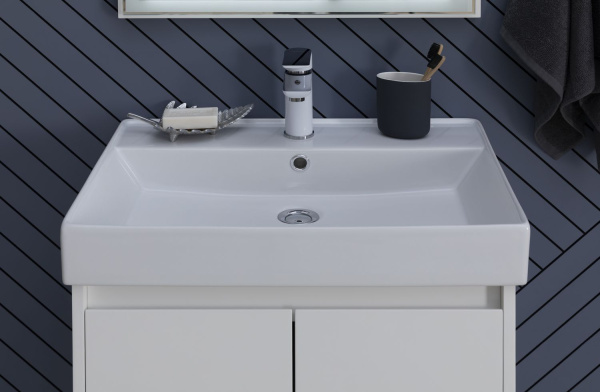 Раковина мебельная прямоугольная Aquanet Латина 00242905 керамика цвет белый