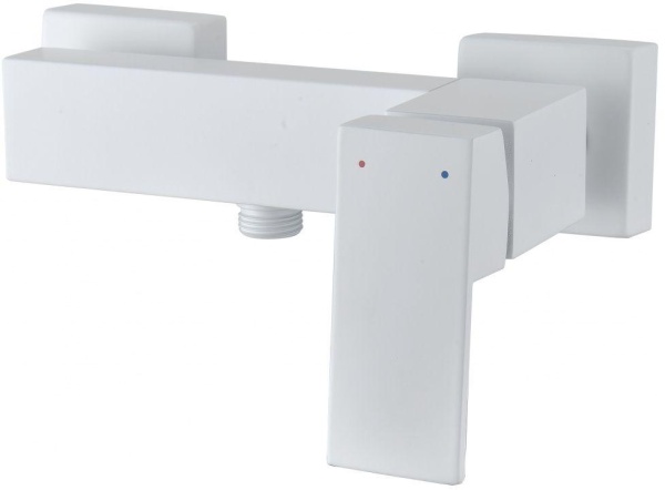 Смеситель для душа Aquanet Blanco AF420-30W настенный 
без термостата белый