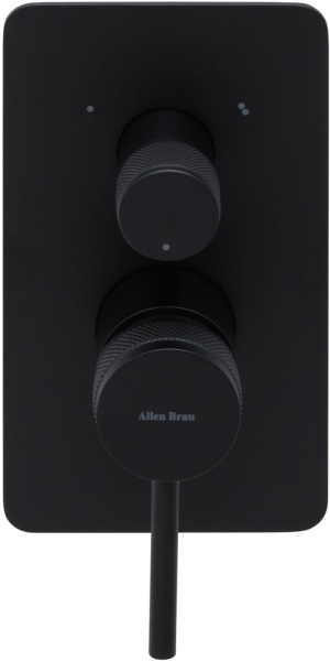 Смеситель для душа на 3 выхода Allen Brau Priority 3.0 5.31A11-31 встраиваемый в стену 
без термостата черный матовый