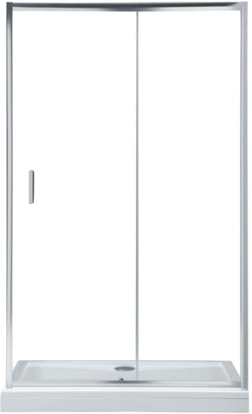 Душевая дверь Aquanet  SD-1300A 130 см стекла прозрачные, профиль хром