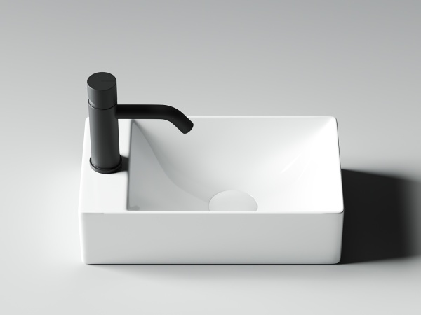 Раковина подвесная прямоугольная Ceramica Nova Element CN5008 фарфор цвет белый