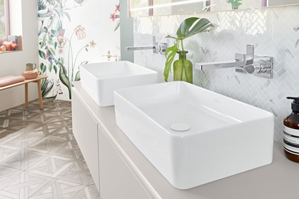 Донный клапан универсальный Villeroy & Boch 68080001 латунь/керамика белый