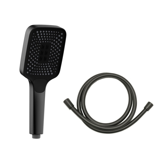 Душевая система со смесителем Vincea  VSFW-321MT1MB монтаж встраиваемая в стену с термостатом матовый черный