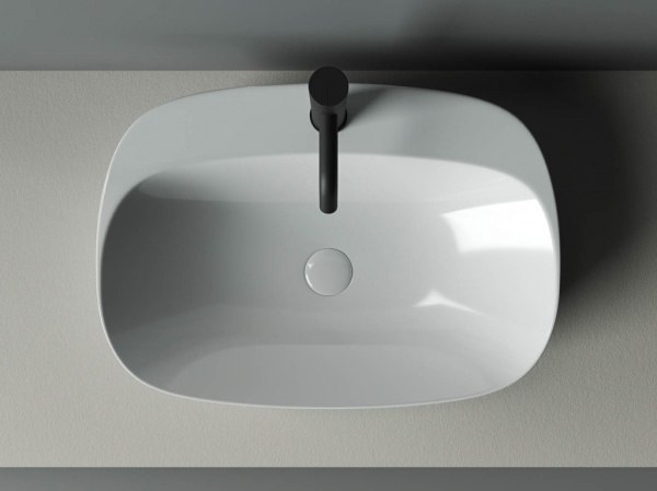Раковина накладная овальная Ceramica Nova Element CN5012 фарфор цвет белый