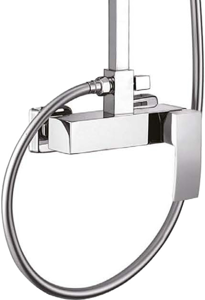 Душевая система со смесителем Cezares Quattro QUATTRO-C-CD-01-S монтаж   