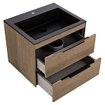 Тумба  подвесная Vincea Chiara 2D VMC-2C2600NO 60 см  2 ящика цвет N.Oak 