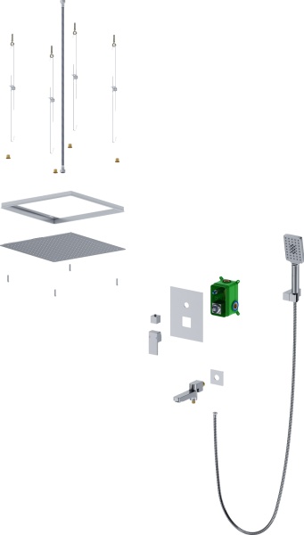 Душевая система со смесителем Timo Selene SX-2039/00SM монтаж встраиваемая в стену без термостата хром