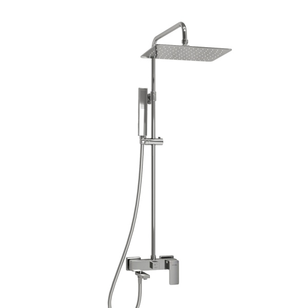 Душевая система со смесителем Wasserkraft  A177.069.103.087.CH монтаж настенная без термостата хром