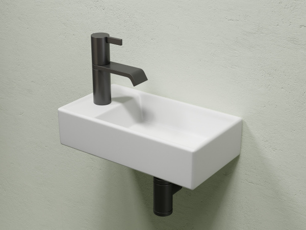 Раковина подвесная прямоугольная Ceramica Nova Element CN6051RMW фарфор цвет белый матовый