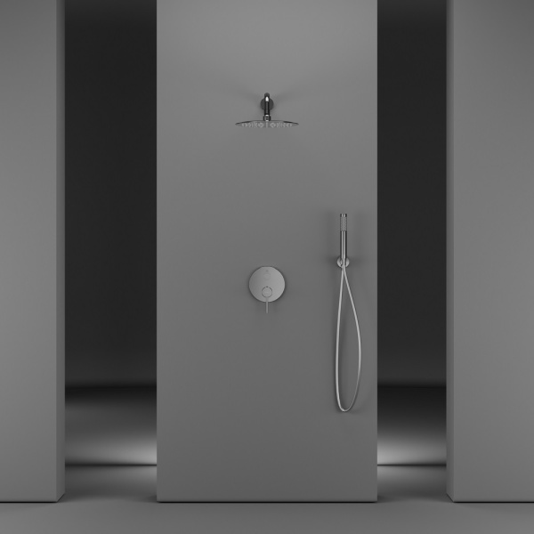 Душевая система со смесителем Sancos Select SC3003CH монтаж встраиваемая  в стену без термостата хром