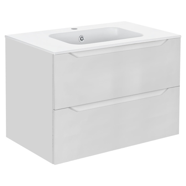 Тумба под раковину Vincea Norma VMC-2N800GW 80 см подвесная