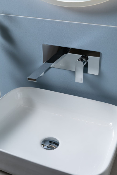 Раковина накладная прямоугольная Aquanet  SOUL-1 керамика цвет белый