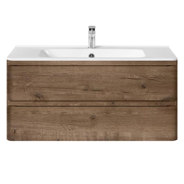 Тумба  подвесная Vincea Vico VMC-2V100VO 100 см  2 ящика цвет V.Oak 