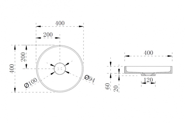 Раковина накладная округлая Abber STEIN AS2604Blau искусственный камень цвет голубой