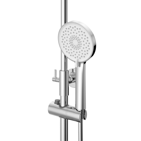 Душевая система со смесителем BelBagno Unique UNIQUE-VSCM-CRM монтаж настенная без термостата хром