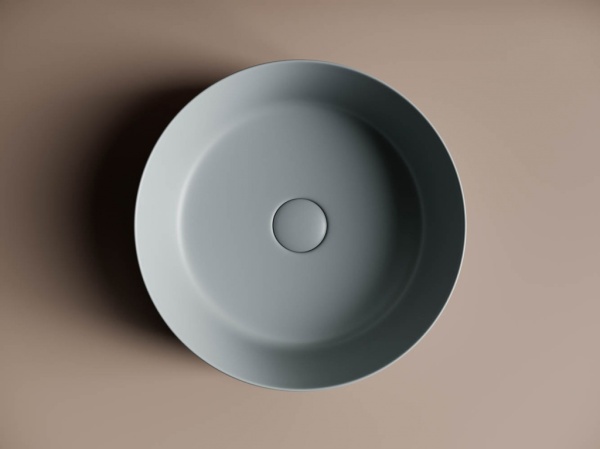 Раковина накладная круглая Ceramica Nova Element CN6022MH фарфор цвет серый матовый