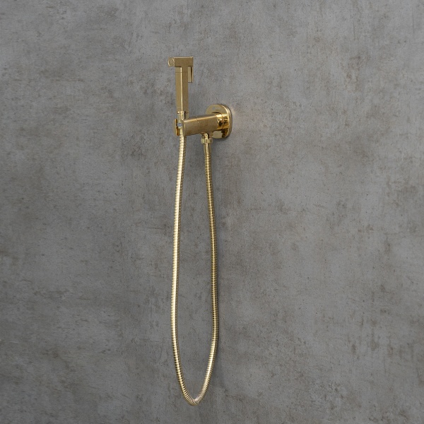 Смеситель для биде Lemark Solo LM7172G латунь золото