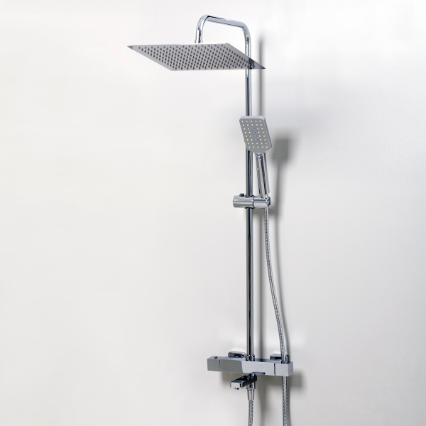Душевая система со смесителем Wasserkraft  A19901 монтаж настенная с термостатом хром