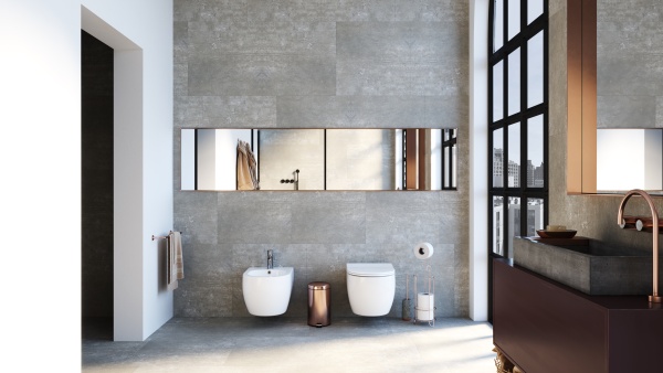 Биде подвесное Ceramica Nova Play CN3002 фарфор, цвет белый