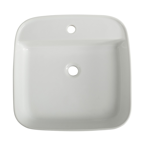 Раковина  квадратная  Cezares  CZR-LFT-50-LVB фаянс цвет белый