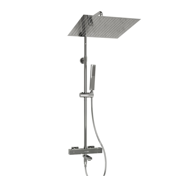 Душевая система со смесителем Wasserkraft  A199.119.103.010.CH Thermo монтаж настенная с термостатом хром