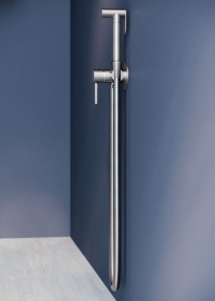 Гигиенический душ RGW Shower Panels 581408211-11 встраиваемый в стену серый Brush