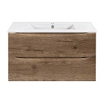 Тумба  подвесная Vincea Mia Slim VMC-2MC900S1VO 90 см  2 ящика цвет V.Oak 