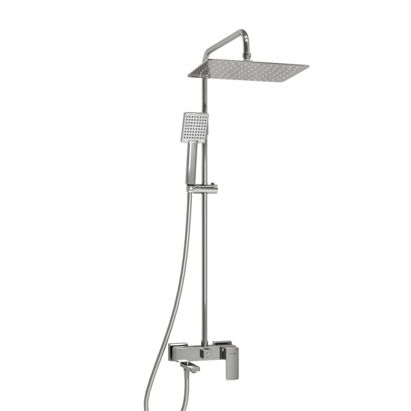 Душевая система со смесителем Wasserkraft  A177.069.141.087.CH монтаж настенная без термостата хром