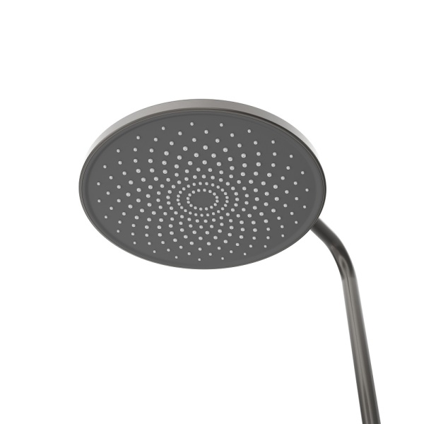 Душевая система со смесителем Cezares Relax RELAX-CD-GM монтаж настенная без термостата оружейная сталь