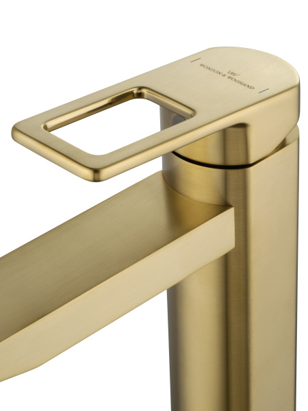 Смеситель для раковины Wonzon&amp;Woghand Frame WW-88139010-BG брашированное золото