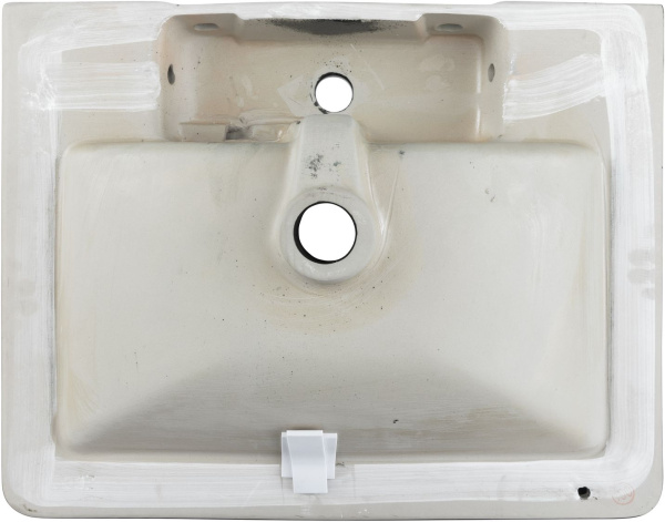 Раковина мебельная квадратная  Aquanet Ирис 00329247 керамика цвет черный матовый