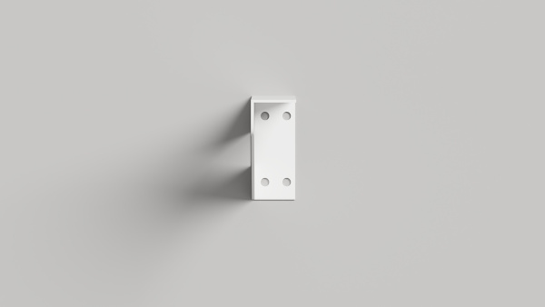 Кронштейн усиленный для столешницы (раковины) левый Salini  1903305M цвет белый