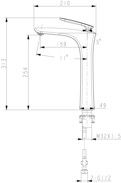 Смеситель для раковины Lemark Bellario LM6809C хром