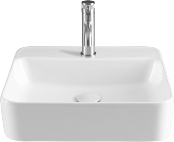 Раковина накладная квадратная  Allen Brau Liberty 4.32014.20 керамика цвет белый