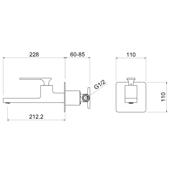 Смеситель для раковины Timo Torne 4372/03SM черный