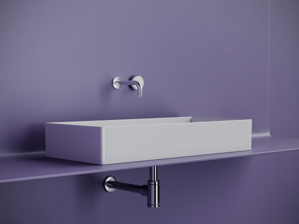 Раковина накладная прямоугольная Ceramica Nova Element CN6072 фарфор цвет белый