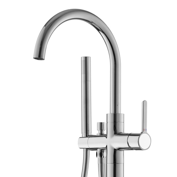 Смеситель для ванны Cezares Eco ECO-VDP-01 напольный 
без термостата хром