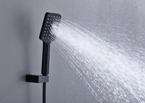 Душевая система со смесителем Timo Petruma SX-5079/03SM монтаж встраиваемая в стену с термостатом черный