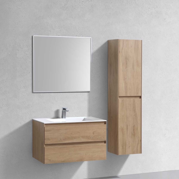 Тумба  подвесная Vincea Luka VMC-2L800NO 80 см  2 ящика цвет N.Oak 