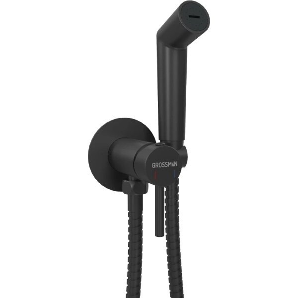 Гигиенический душ Grossman Solis 502.K35.07.210 встраиваемый в стену черный матовый