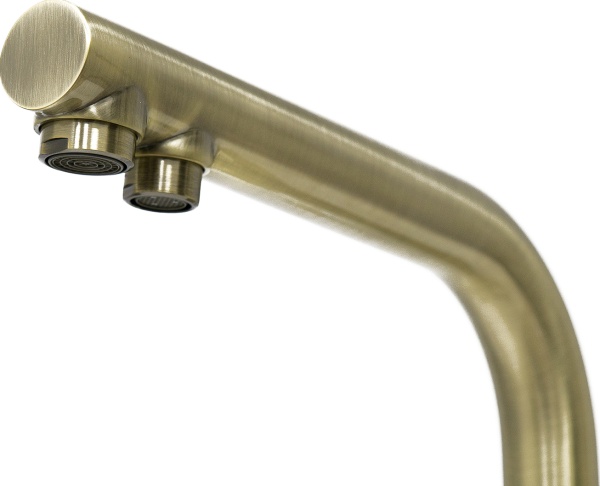 Смеситель для кухни Lemark Villa LM4861B с подключением к фильтру бронза
