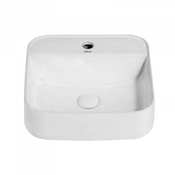 Раковина  квадратная  Abber Rechteck AC2215 фаянс цвет белый