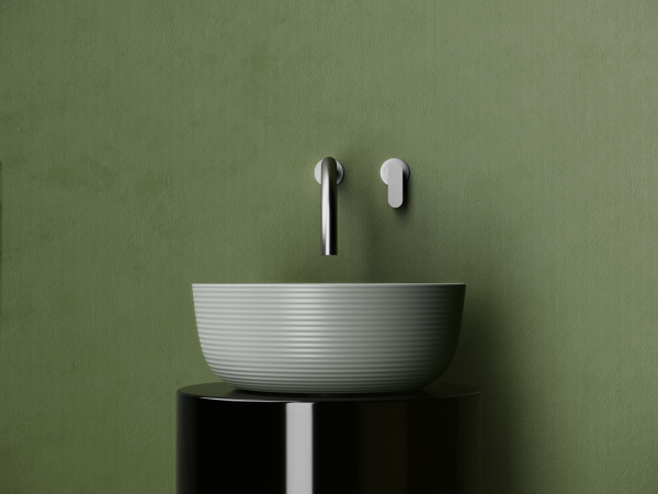 Раковина накладная круглая Ceramica Nova Element CN6073MH фарфор цвет серый матовый