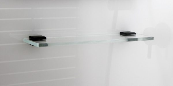 Душевая кабина без крыши Grossman Elegans GR250 четверть круга  100x100 стекла прозрачные, профиль черный